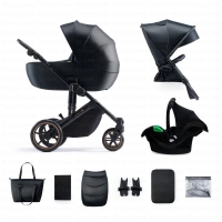 Poussette Trio PRIME 2 PRO - Kinderkraft - noir