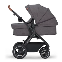 Poussette Trio B-TOUR PRO - Kinderkraft - gris foncé