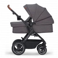 Poussette Trio B-TOUR PRO - Kinderkraft - gris foncé