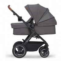 Poussette Trio B-TOUR PRO - Kinderkraft - gris foncé