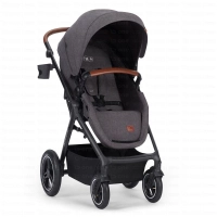 Poussette Trio B-TOUR PRO - Kinderkraft - gris foncé