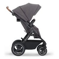 Poussette Trio B-TOUR PRO - Kinderkraft - gris foncé