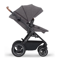 Poussette Trio B-TOUR PRO - Kinderkraft - gris foncé