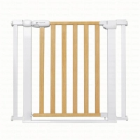 Barrière de sécurité pour enfants LOCK&GO - Kinderkraft - bois/blanc