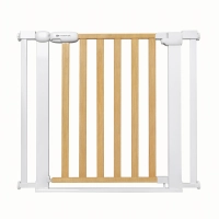 Barrière de sécurité pour enfants LOCK&GO - Kinderkraft - bois/blanc
