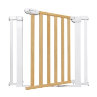 Barrière de sécurité pour enfants LOCK&GO - Kinderkraft - bois/blanc