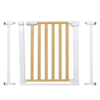 Barrière de sécurité pour enfants LOCK&GO - Kinderkraft - bois/blanc