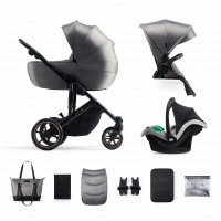 Poussette Trio PRIME 2 PRO - Kinderkraft - gris