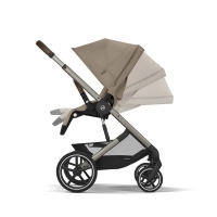 Poussette Tout-Terrain Balios S Lux 2024 - Châssis Taupe et Siège Almond Beige - CYBEX - Almond Beige