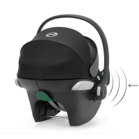 Poussette Cybex Balios S Lux 2 BLK - Moon Black + Coque Auto Aton B2 - Steel Grey + Base One