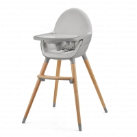 Chaise haute 2en1 FINI 2 - Kinderkraft - gris