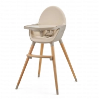 Chaise haute 2en1 FINI 2 - Kinderkraft - beige