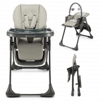 Chaise haute 2en1 TUMMIE - Kinderkraft - gris