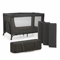 Lit d'enfant 2en1 JOY LIGHT - Kinderkraft - gris