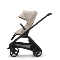 Poussette Bugaboo Dragonfly - Châssis Noir / Canopy Desert Taupe