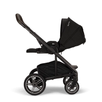 Poussette Nuna Mixx Next + Nacelle Cari Next - Caviar/Chocolat