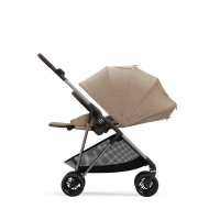 Poussette Cybex Melio 4 TPE + Nacelle - Almond Beige