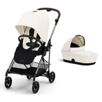 Poussette Cybex Melio 4 TPE+ Nacelle - Canvas White