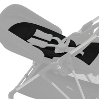 Poussette Cybex Melio 4 TPE - Magic Black  + Coque Auto Aton B2 - Steel Grey + Base One