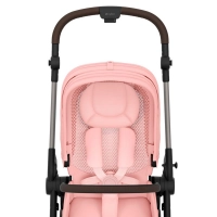 Poussette Cybex Melio 4 TPE - Candy Pink + Coque Auto Cloud G i-Size - Magic Black