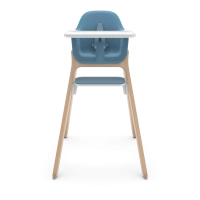 Chaise-Haute UPPAbaby Ciro - Caleb Steel Blue