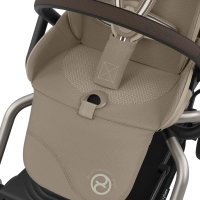 Poussette Cybex Eezy S Twist +2 BLK - Fog Grey + Coque Auto Cloud G i-Size - Fog Grey