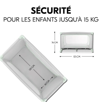 Lit Parapluie Hauck Dream N Play Plus - Mint