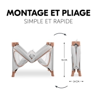 Lit Parapluie Hauck Dream N Play Plus - Cork