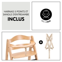 Chaise Haute Hauck Arketa - Beech