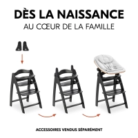 Chaise Haute Hauck Arketa - Beech Blackwashed