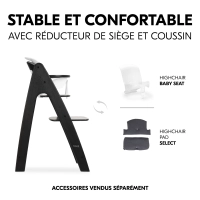 Chaise Haute Hauck Arketa - Beech Blackwashed