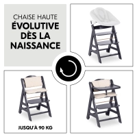 Chaise Haute Hauck Beta+ - Dark Grey