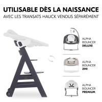 Chaise Haute Hauck Beta+ - Dark Grey