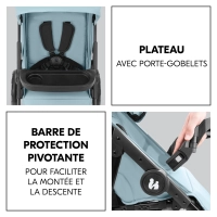 Poussette Hauck Shop N Care - Dusty Blue