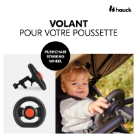 volant pour poussette Steering Wheel Black - Black