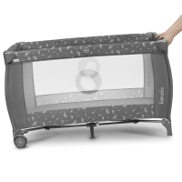 Lit Parapluie Lionelo Sven Plus - Grey Concrete