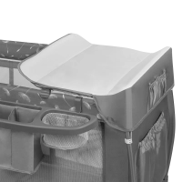 Lit Parapluie Lionelo Sven Plus - Grey Concrete