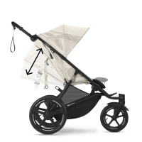 Poussette Cybex Avi Spin - Seashell Beige + Nacelle - Moon Black