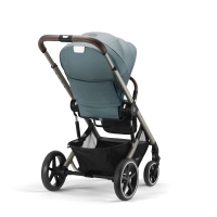 Poussette Cybex Balios S Lux 2 TPE - Stormy Blue + Nacelle Cot S Lux + Coque Auto Cloud G i-Size - Stormy Blue (Plus) + Base G + Accessoires
