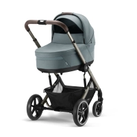 Poussette Cybex Balios S Lux 2 TPE - Stormy Blue + Nacelle Cot S Lux + Coque Auto Cloud G i-Size - Stormy Blue (Plus) + Base G + Accessoires