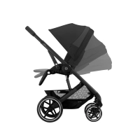 Poussette Cybex Balios S Lux 2 - Châssis Black + Nacelle + Cloud G i-Size - Moon Black Plus + Base G