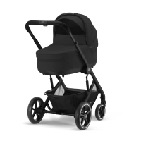 Poussette Cybex Balios S Lux 2 - Châssis Black + Nacelle + Cloud G i-Size - Moon Black Plus + Base G