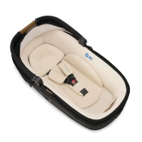 Nuna Swiv Stroller + Cari Next Carrycot + Pipa Next Car Cover - Caviar + Next Base