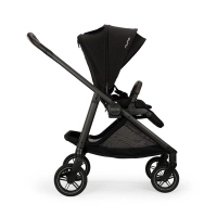 Nuna Swiv Stroller + Cari Next Carrycot + Pipa Next Car Cover - Caviar + Next Base