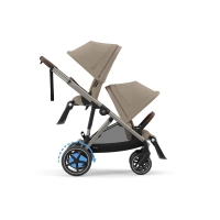 Poussette Double Cybex eGazelle S TPE - Almond Beige