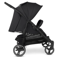 Poussette Double ABC Design Twin Circle - Black