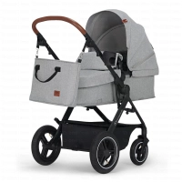 Poussette Trio B-TOUR PRO - Kinderkraft - gris clair