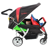 Poussette 4 Places Familidoo Lidoo Star - Multicolore