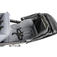 Poussette 3 Places Familidoo Lidoo H3E + Ergondrive - Full Grey