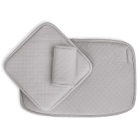 Set All in One Moji Chaise-Haute Yippy - Stone + Assise Nouveau-Né - Birch + Accessoires